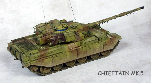 1/35 イギリス戦車チーフテン　Mk.5 完成品