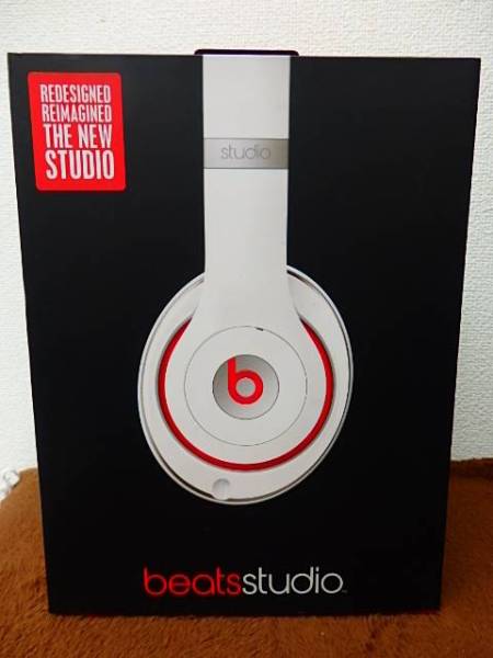 beats by dr.dre The new studio ヘッドホン　白　中古美品