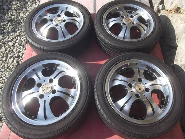 14インチ×5J+43 アルミホイール PCD100-4H 165/55R14 4本セット