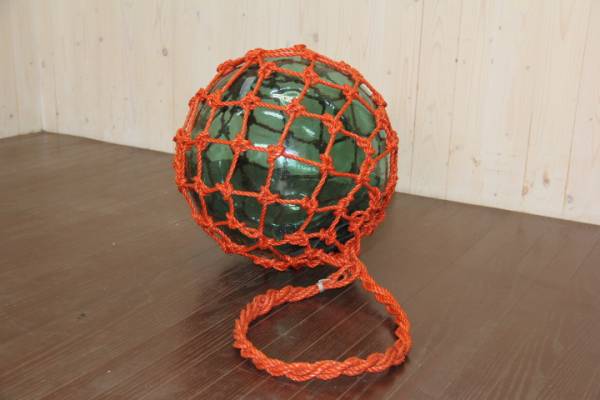 希少 特大 35cm ガラス玉 浮き玉 手吹き 気泡入 ビン玉 漁具 漁具 浮き玉 ビン玉 ガラス玉 希少 35cm 手吹き 気泡入 特大 インテリア 網