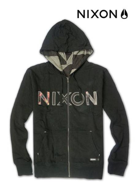 未使用新品　NIXON　リバーシブルパーカー　黒M