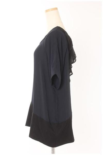 イエナスローブ　バックリボンシフォントップス[LTSL32645]