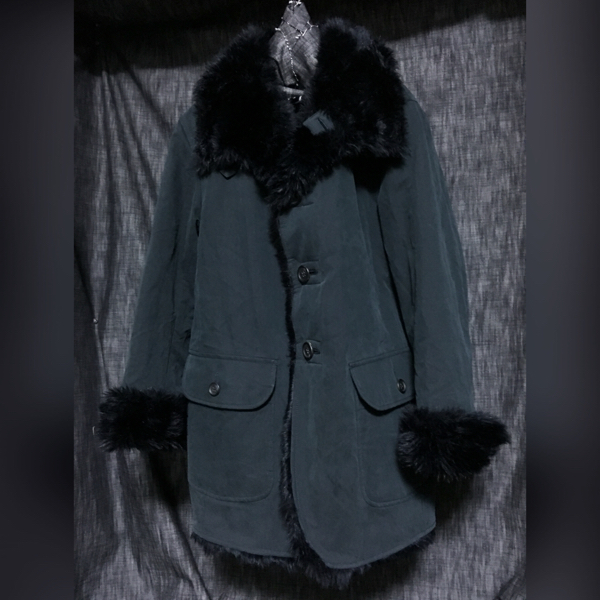 ISSEY MIYAKE 2WAY ファーコート イッセイミヤケ 2 M ファッション い