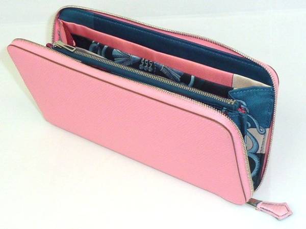 新品■エルメス アザップロングシルクイン ローズコンフェッティ