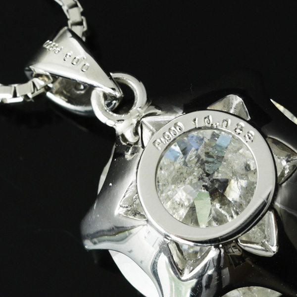 《1円》驚愕！超特大『10ct』ダイヤモンド/Iカラー PTペンダント_5