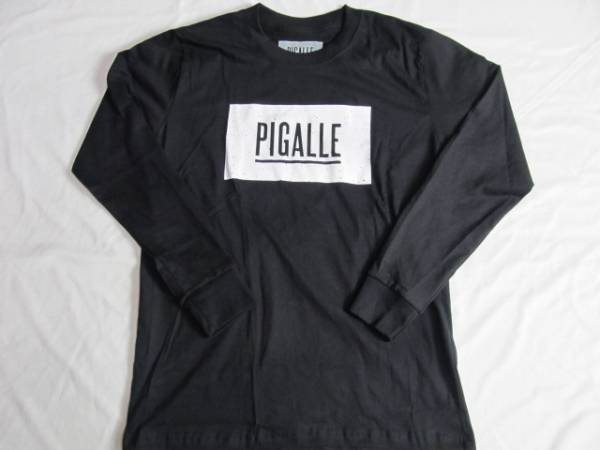 ピガールロンT黒L★PIGALLE★ASAP着 NIKE KTZ HBA ボックスロゴ