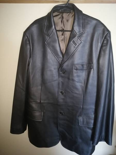 超美品/ユニクロ正規品/上質羊革/テーラードジャケット/Mサイズ