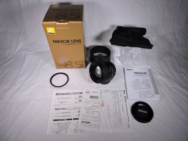 超美品 NIKON ニコン AF-S NIKKOR 85mm f1.8G 元箱　5年保証有