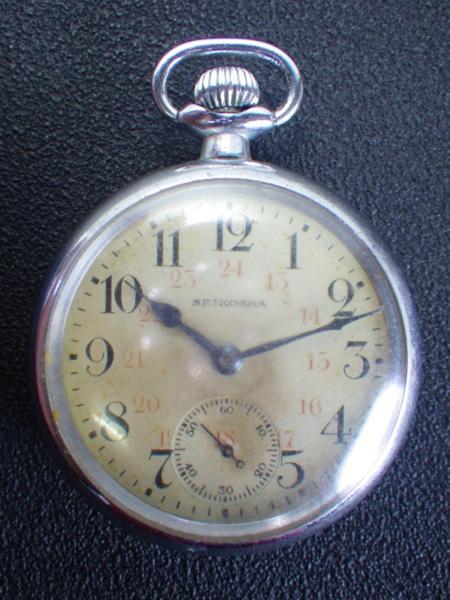 Z855◆SEIKOSHAセイコー 鉄道・懐中時計 手巻き アンティーク