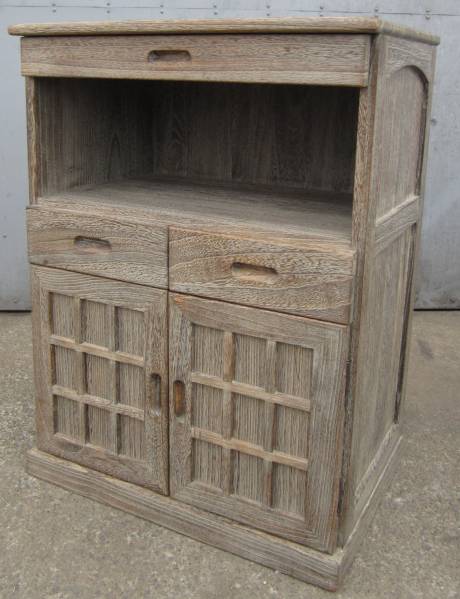 【総桐◆食器棚】 和風/茶道具収納/引出し/箪笥/たんす /B0827