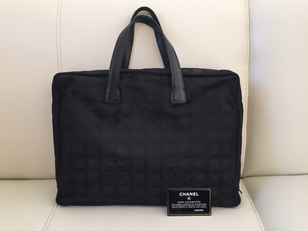 【CHANEL】シャネル ニュートラベルライン ビジネスバッグ 黒