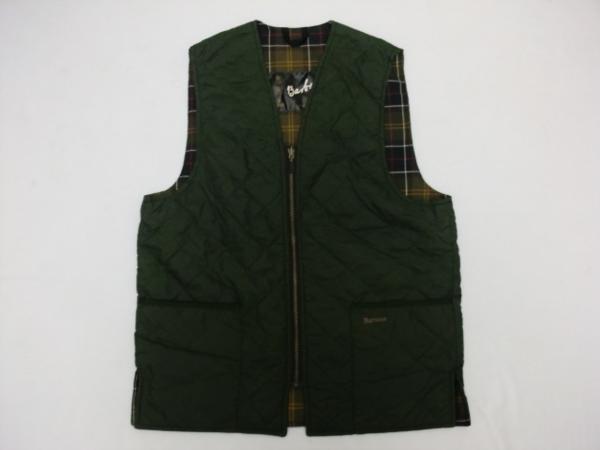 イングランド製 BARBOUR バブアー キルティングベスト M 男性用