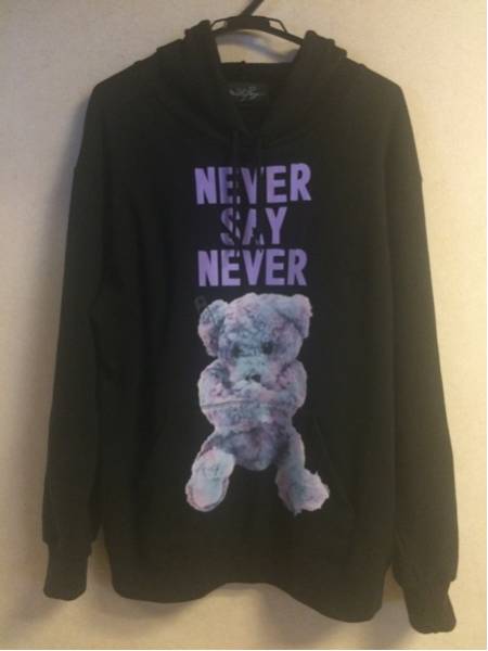 MILKBOYくまパーカー紫 NEVER SAY NEVERセカオワきゃりーペア(パーカ