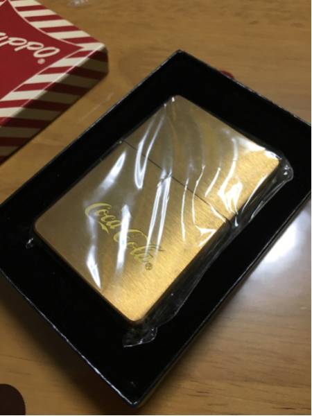 ★ 希少 Zippo ★ コカ・コーラ Coca-Cola Solid Brass非売品 喫煙グッズ アンティーク、コレクション