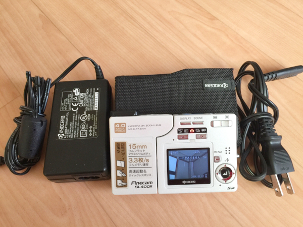 KYOCERA Finecam SL400R 動作確認済みKYOCERA FINECAM SL400R Kyocera