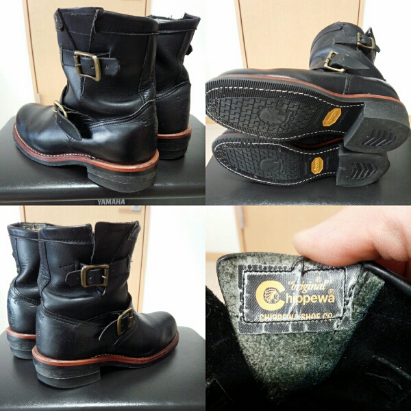 CHIPPEWAチペワ91002 ショートエンジニアブーツ 7E チペワ（CHIPPEWA