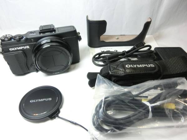 ★OLYMPUS　XZ-2　新品同様　貼り革仕様　ボディーケース付★