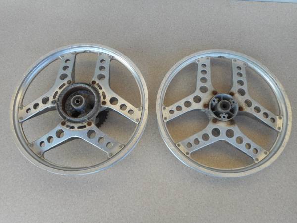 中古 MBX50 純正 ホイール 前後 セット MBX50 MBX80 ホンダ純正 ホイール 前後セット 中古品 希少品