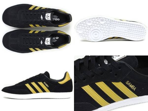 ★adidas★Originals SAMBA 26.0cm US8.0 サンバ B35214 黒/金