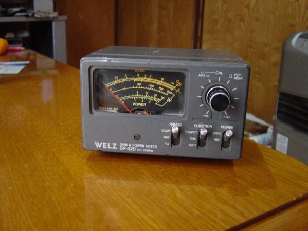 WELZ SWR パワーメータ SP420 （140‐525MHz） WELZ SWR &amp