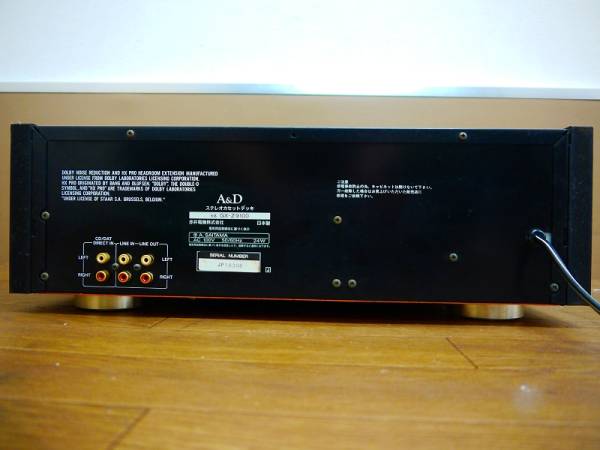 【ジャンク】A&D カセットデッキ GX-Z9100 【1000円～!!】