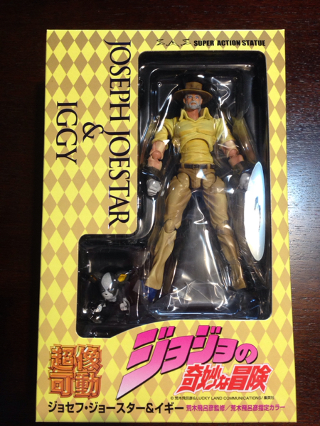 超像可動 ジョセフジョースター&イギー 再販 美品 ジョジョ