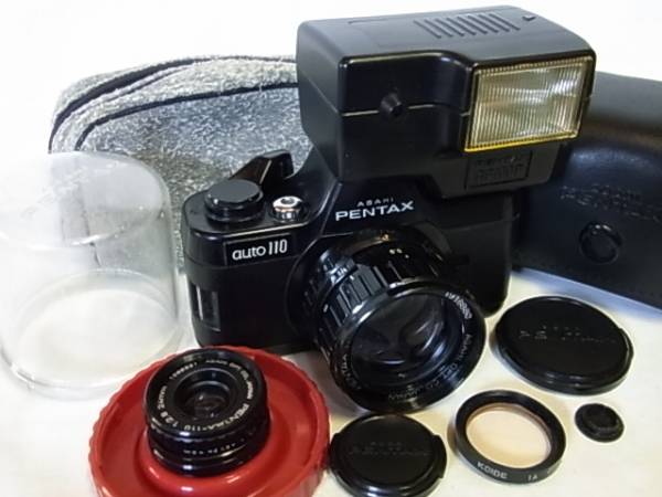 ペンタックス/PENTAX auto 110＋24mm f2.8＋50mm f2.8＋ストロボ