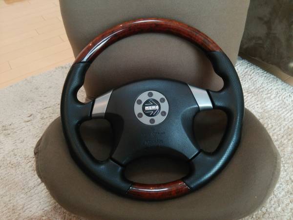 日産純正OP　momo　ウッドコンビ　マホガニー　R34