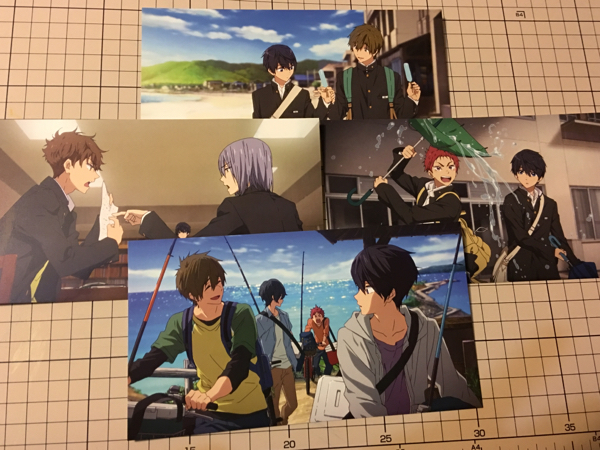 Free! 映画 ハイスピード 入場特典 色紙 8枚 郁弥 尚 夏也 凛 貴澄