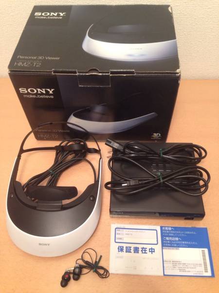完動品！】SONY☆ソニー ヘッドマウントディスプレイ HMZ-T2 SONY