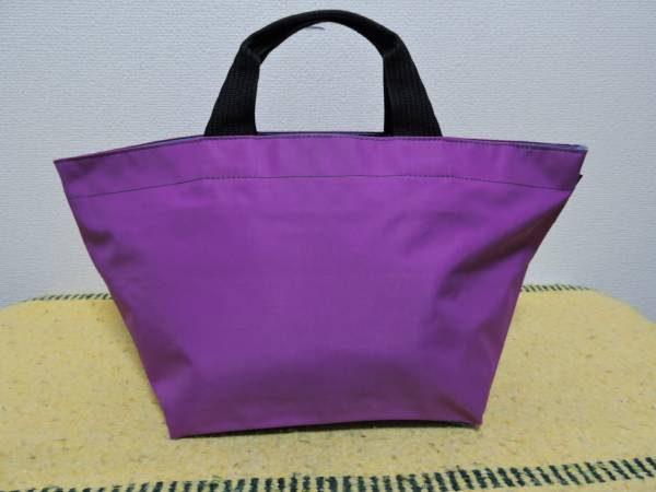 Herve chapelierエルベシャプリエ舟形トートバッグパープル Herve 