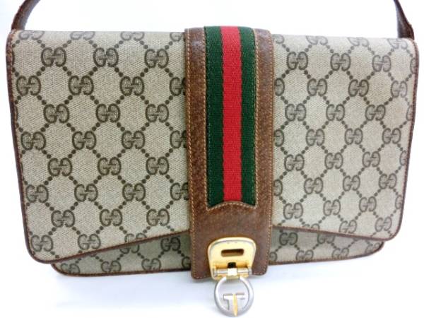 GUCCI オールドグッチ グッチ GG柄 1円 ヴィンテージ トートバッグ