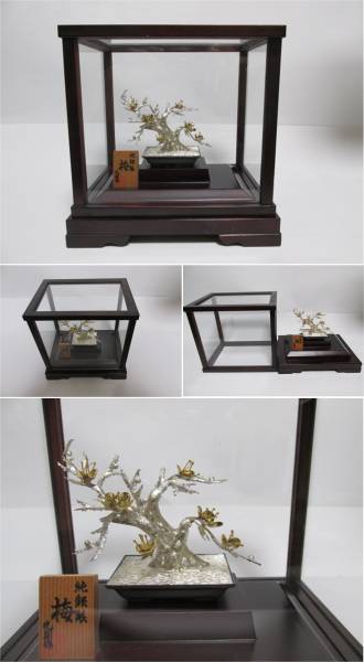 コレクション 高級 梅にうぐいす ( 木札名入れ有料 美術品 彩色 ) 伝統