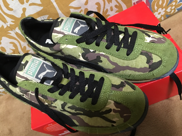 プーマ スニーカー カモフラージュ 迷彩 25.5 新品
