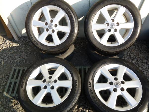 4本Set◆トヨタ純正◆205/55R16 5穴 PCD114.3◆バリ山 BS ECOPIA
