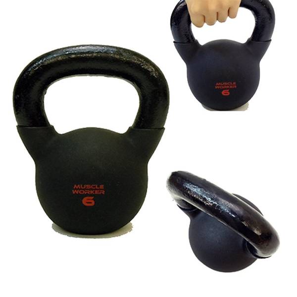 デザイン抜群！【お得な2個セット】ケトルベル6kg×2個セット ギア