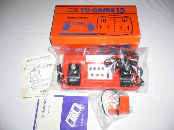 未使用任天堂レトロテレビゲームTV-GAME15 CTG-15V ジャンク