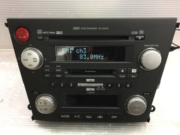 スバル 純正 GX204 JH F2 レガシィ BP BL オーディオ 中古 純正 スバル
