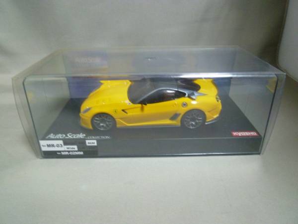 京商 フェラーリ 599XX ミニッツ ASC イエロー Ferrari Kyosho №MZP