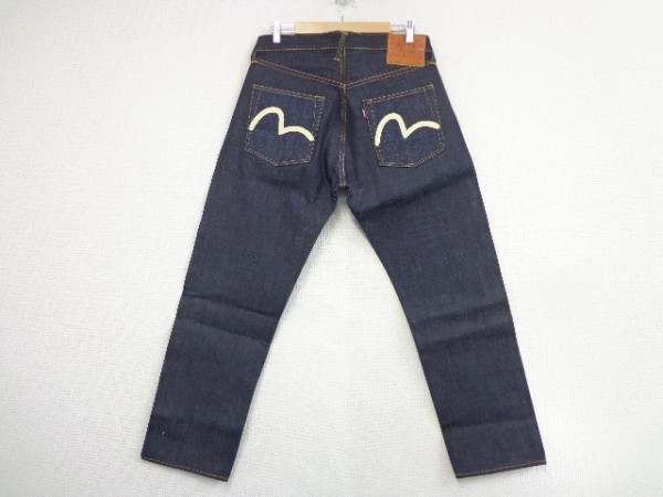 新品 EVISU エヴィス No.2 LOT 2000 カモメ デニム 30×32 白 新品