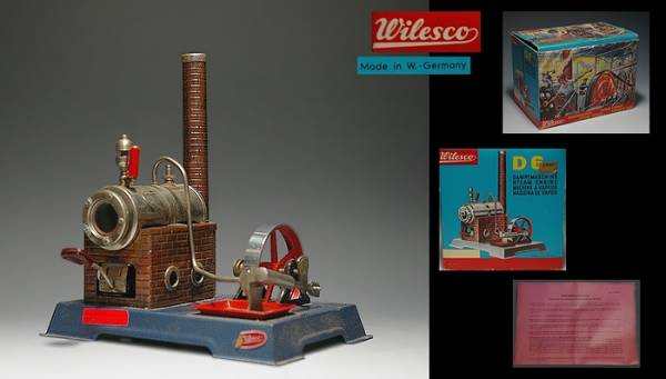 蒸気機関/　西ドイツWilesco社製『蒸気機関模型D6』！