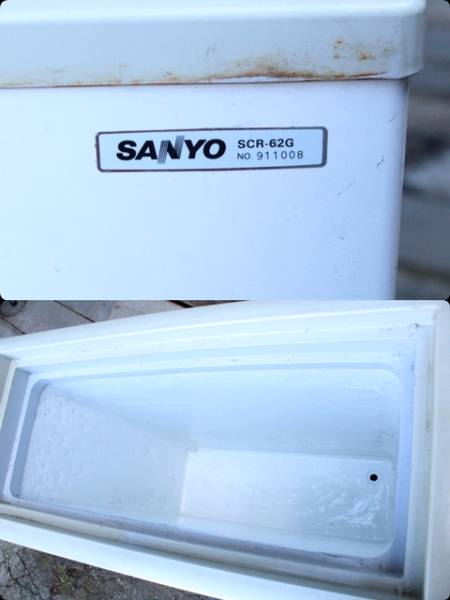 サンヨー 冷凍ストッカー SCR-62G◇SANYO/冷凍庫/動作品