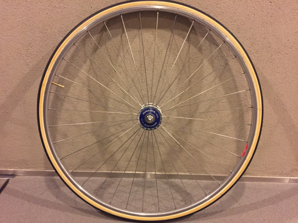 決戦用 アラヤGOLD DURA ACE フロントホイール700C njs ピスト用