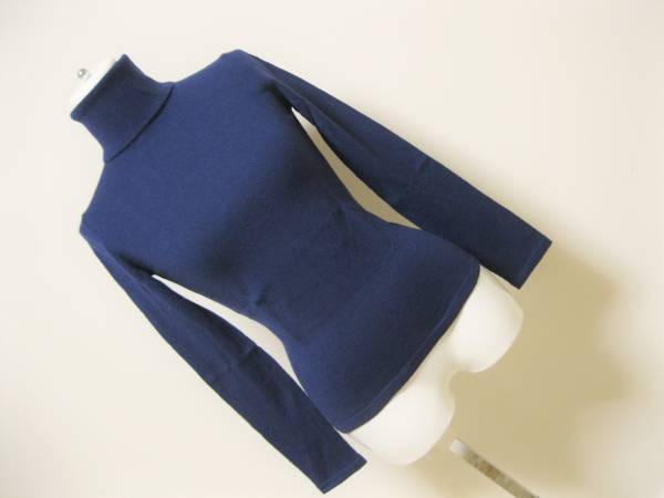 アンタイトル ハイネック ウール100% 長袖ニット カットソー 2