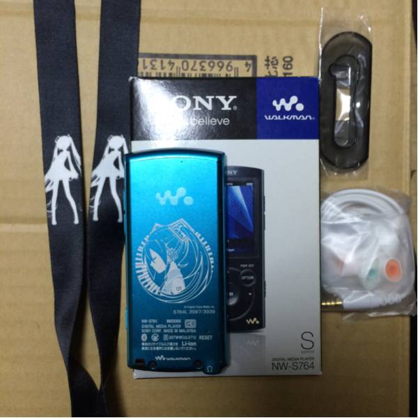 SONY ウォークマン 初音ミク生誕5周年記念モデル NW-S764