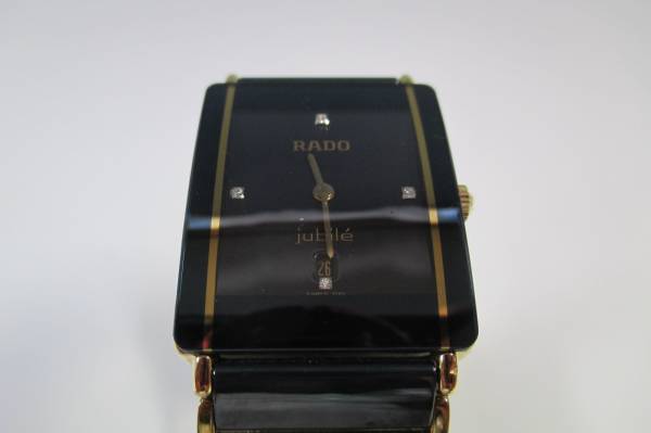 1円～ RADO ラドー セラミカ jubile ダイヤ4P クォーツ 動作品 ラドー