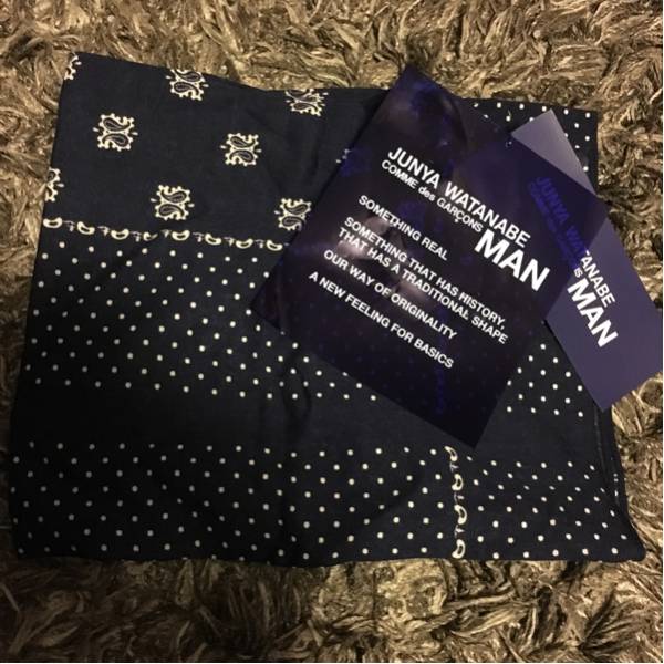 eYe junya watanabe man ペイズリースカーフ 紺 levis north