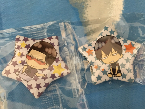 弱虫ペダル パルコ限定 星型缶バッジ 金城真護 荒北靖友