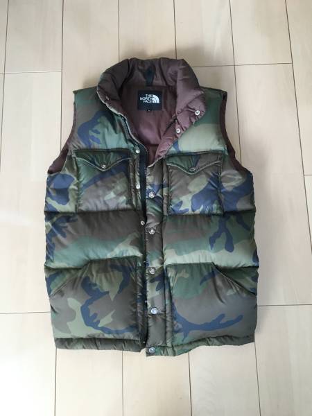 ノースフェイス northface ダウン ベスト 迷彩 カモ THE NORTH 【公式