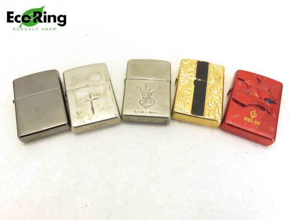 1円 ZIPPO ジッポー オイルライター 計5点セット DD851